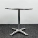 Ronde Bistro tafel Metaal Grijs, 60 cm of meer, Rond, Gebruikt, Ophalen