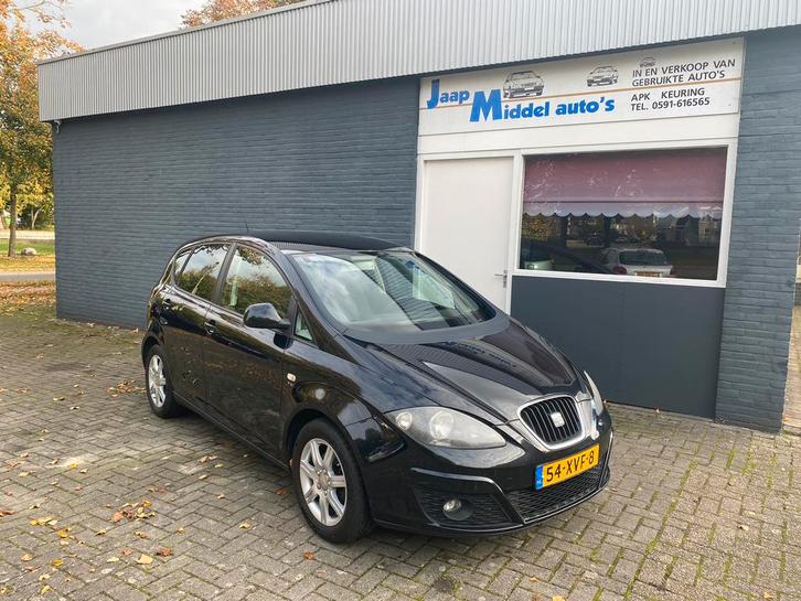 Seat Altea 1.2 TSI 77KW 2012 Zwart, Auto's, Seat, Bedrijf, Altea, ABS, Adaptive Cruise Control, Airbags, Airconditioning, Boordcomputer