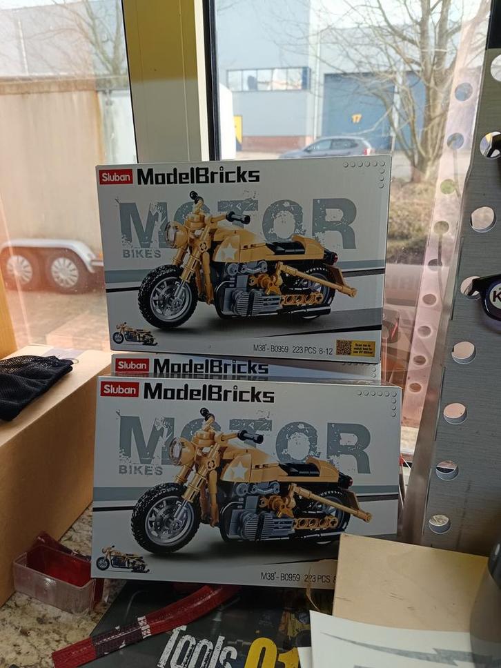 Sluban ModelBricks Motorfiets Bouwpakket, Hobby en Vrije tijd, Modelbouw | Auto's en Voertuigen, Nieuw, Overige typen, Groter dan 1:32