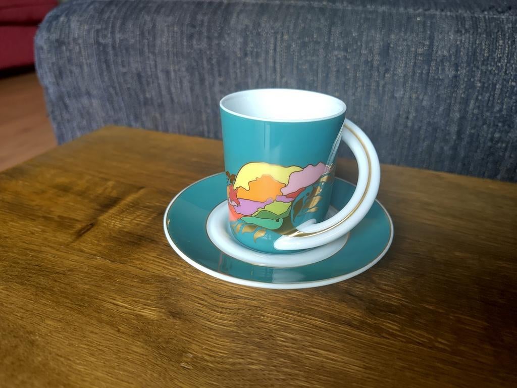 Rosenthal Cupola Espresso nr. 9 - B. Wiinblad, Huis en Inrichting, Keuken | Servies, Zo goed als nieuw, Kop(pen) en/of Schotel(s)