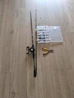 Baitcaster Hengel Set, Watersport en Boten, Ophalen of Verzenden, Zo goed als nieuw, Complete set