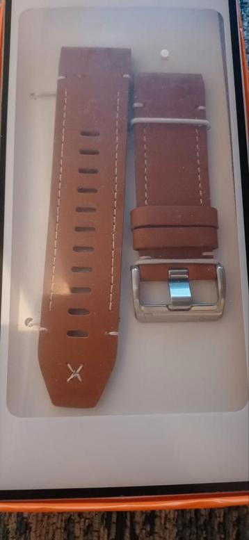 Garmin 26mm Lederen Horlogeband - Lichtbruin beschikbaar voor biedingen