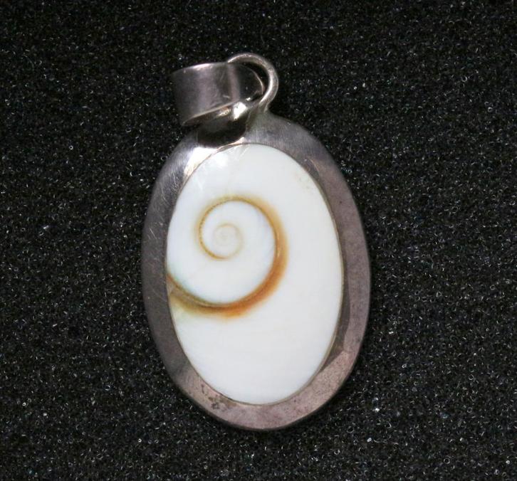 zilveren hanger met Shiva Eye, Sieraden, Tassen en Uiterlijk, Kettinghangers, Nieuw, Zilver, Zilver, Ophalen of Verzenden