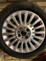 Fiat 500 185 55 15 banden met velgen 5 stuks, Ophalen, Gebruikt, 15 inch, 185 mm