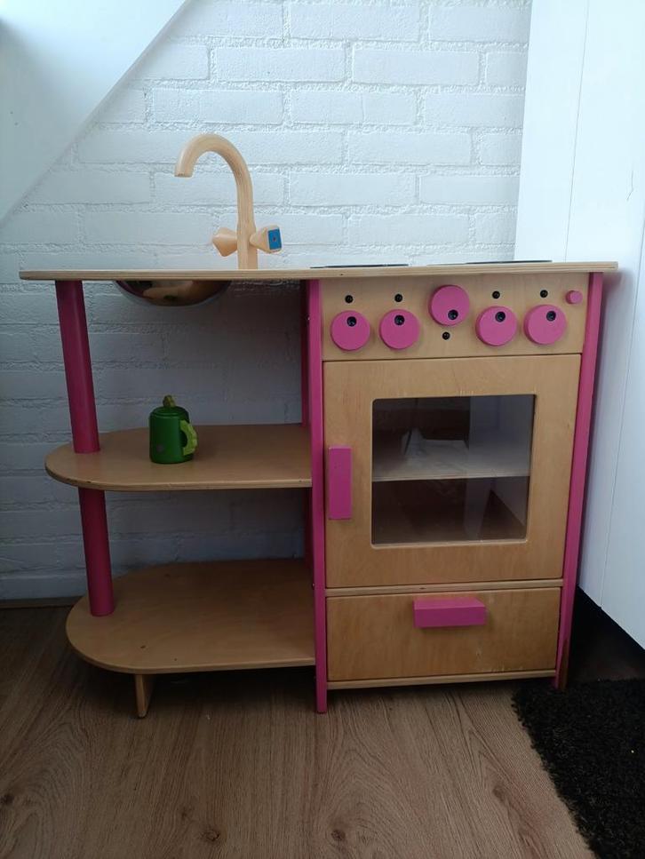 Dijk Toys Houten Speelkeuken - Zeer Degelijk!, Kinderen en Baby's, Speelgoed | Speelkeukens, Gebruikt, Ophalen