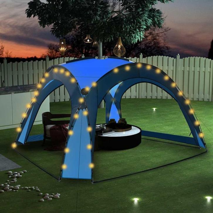 NIEUW | Partytent met led en 4 zijwanden 3,6m! GRATS BEZORGD, Tuin en Terras, Partytenten, Nieuw, Minder dan 5 meter, Opvouwbaar