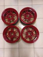 Work enkei rays wedsport spoon tws velgen 15 inch 4x100, Auto-onderdelen, 15 inch, Ophalen of Verzenden, Personenwagen, 195 mm