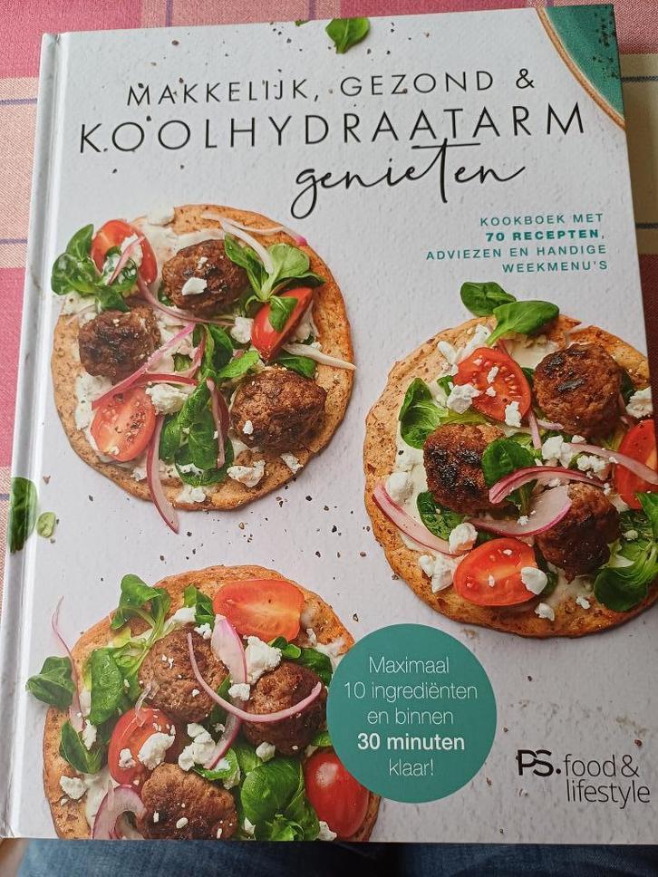 Makkelijk Gezond & Koolhydraatarm Genieten Hardcover, Boeken, Kookboeken, Gelezen, Gezond koken, Ophalen