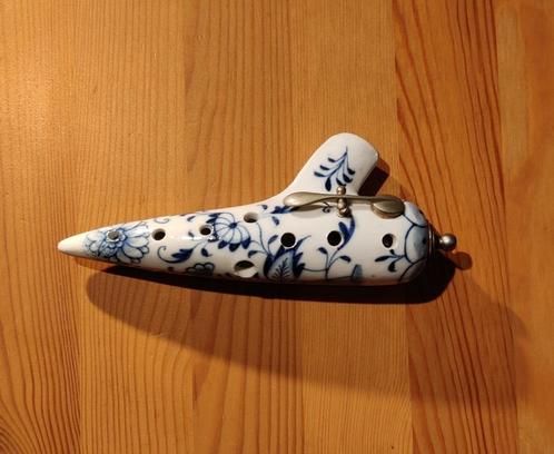 Ocarina met werkend klepje, Muziek en Instrumenten, Blaasinstrumenten | Dwarsfluiten en Piccolo's, Gebruikt, Ophalen of Verzenden
