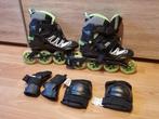 Skeelers groen/wit maat 42, Ophalen, Gebruikt, Heren, Inline skates 4 wielen