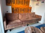 Bank 4-zits 280 cm bruin Leen Bakker Collin cognac, Huis en Inrichting, Ophalen, Zo goed als nieuw, 75 tot 100 cm