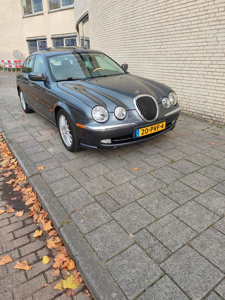 Jaguar S-type 4.0 V8, Auto's, Jaguar, Particulier, S-Type, ABS, Benzine, Sedan, Automaat, Zilver of Grijs, Grijs, Leder en Stof