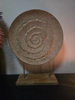 Goud kleurig ornament op voet, Huis en Inrichting, Woonaccessoires | Overige, Ophalen of Verzenden, Gebruikt