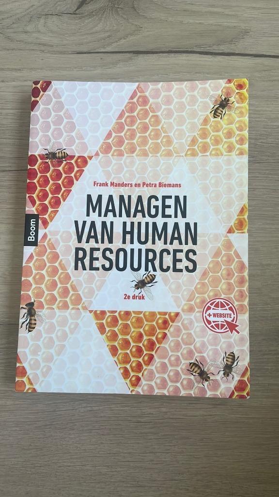 Managen van human resources, 2e druk, Boeken, Studieboeken en Cursussen, Zo goed als nieuw, HBO, Ophalen of Verzenden