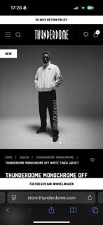 Thunderdome monochrome track jacket wit, Kleding | Heren, Jassen | Winter, Thunderdome, Wit, Nieuw, Ophalen of Verzenden