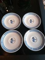 4 Donaldson Royals Boch Schoteltjes, Ophalen of Verzenden, Zo goed als nieuw, Overige stijlen, Kop(pen) en/of Schotel(s)