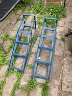 Oprijbokken / oprijsteunen / oprijhelling / autobokken, Auto diversen, Ophalen, Zo goed als nieuw, Hydraulisch, Garagekrik