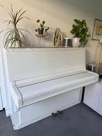 Witte piano t.e.a.b., Muziek en Instrumenten, Piano's, Ophalen, Gebruikt, Wit, Piano