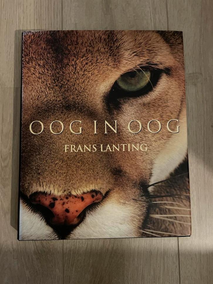 Gesigneerd: Oog in Oog - Frans Lanting Fotografie, Boeken, Natuur, Zo goed als nieuw, Natuur algemeen, Ophalen of Verzenden