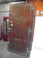 4 sets grote blinde buitendeuren met kozijn (nr. HG150A), Doe-het-zelf en Verbouw, Deuren en Horren, Ophalen, Hout, 120 cm of meer