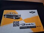 Glas Isar T 600/700 Instructieboekje 1961, Ophalen of Verzenden, Gelezen, Overige merken