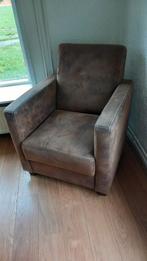 Leuke lederen fauteuil, Huis en Inrichting, Fauteuils, Gebruikt, Ophalen