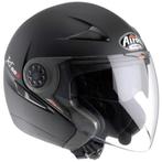 Jet Scooter Motor Helm AIROH JET55-S ZWART en ZWART MAT, Nieuw met kaartje, Overige merken, Jethelm, Dames