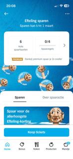 Albert Heijn Eftelingzegels 6 boekjes, Eén persoon, Kortingsbon, Pretpark