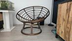 Rotan stoel 100x80, Huis en Inrichting, Stoelen, Ophalen, Zo goed als nieuw, Bruin, Eén