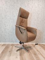 De Toekomst leren sta op stoel relax fauteuil met garantie, Minder dan 75 cm, Leer, Ophalen of Verzenden, Zo goed als nieuw