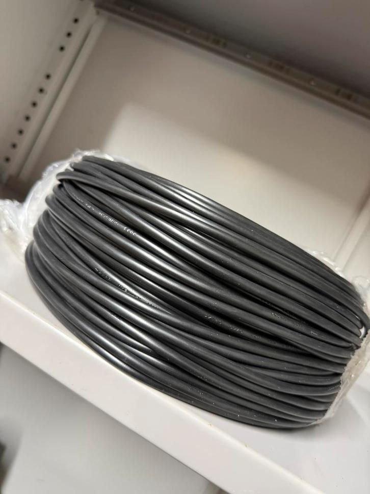 Te koop: 1 rol H03VV-F 2x0.75mm² kabel, 100 meter lang nieuw, Doe-het-zelf en Verbouw, Elektra en Kabels, Nieuw, Kabel of Snoer