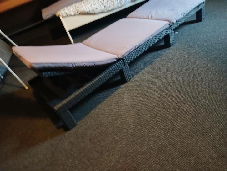 Ligbed allibert, Tuin en Terras, Ligbedden, Gebruikt, Kunststof, Verstelbaar, Ophalen of Verzenden