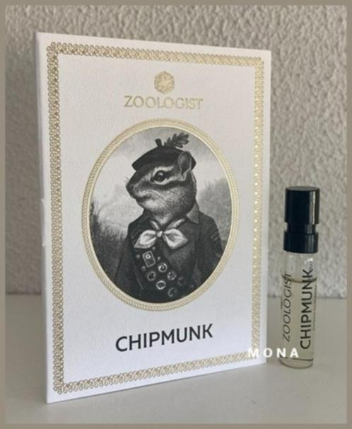Zoologist Chipmunk niche parfum sample proefje tester, Sieraden, Tassen en Uiterlijk, Uiterlijk | Parfum, Nieuw, Verzenden