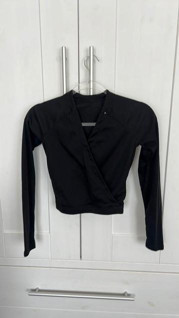 Zwart Ballerina Vestje (mt 140)  beschikbaar voor biedingen