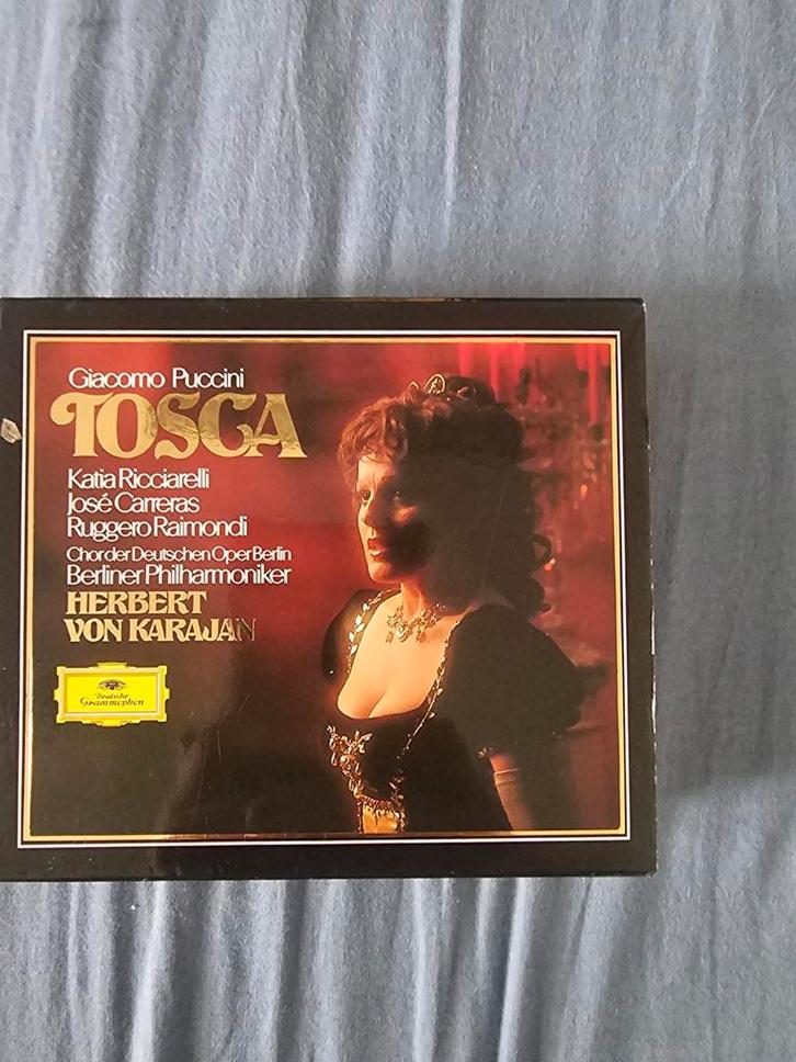 Puccini - Tosca - Herbert Von Karajan, Cd's en Dvd's, Vinyl | Klassiek, Zo goed als nieuw, Modernisme tot heden, Opera of Operette