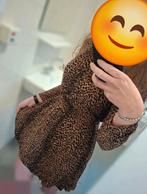 Luipaardprint Jurk (100% Viscose), Ophalen of Verzenden, Zo goed als nieuw, Maat 38/40 (M), Bruin