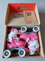 Nijdam rolschaatsen mt 29-32 + Beschermset, Ophalen, Verstelbaar, Zo goed als nieuw, Kinderen