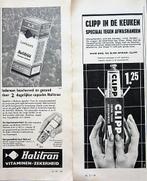 38 vintage advertenties reclames drogisterij producten 62-65, Ophalen of Verzenden, Gebruikt, Overige typen