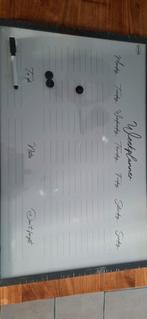Weekplanner whiteboard magnetic, Huis en Inrichting, Woonaccessoires | Memoborden, Ophalen, Nieuw, Magneetbord