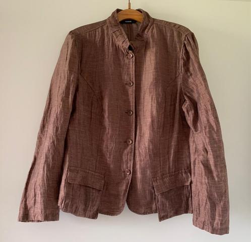 Brons-bruine blouse/jasje, maat 42, merk: Verse, z.g.a.n., Kleding | Dames, Blouses en Tunieken, Zo goed als nieuw, Maat 42/44 (L)