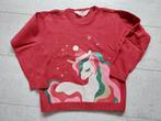 H&M kerst trui eenhoorn unicorn glitter print, Meisje, Trui of Vest, H&M, Ophalen of Verzenden
