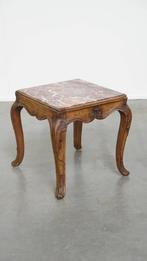 Antiek Frans eind 18e eeuws vierkant bijzettafeltje, Ophalen, Minder dan 45 cm, Minder dan 55 cm, Gebruikt