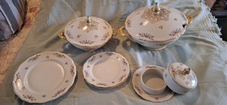 Bavaria Windsor servies 50ger jaren vintage markleuthen, Antiek en Kunst, Antiek | Servies compleet, Ophalen