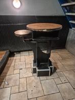 Statafel bruin-cafe 1x, Huis en Inrichting, Ophalen, Gebruikt