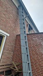 3x14 dirks glazenwassersladder., Doe-het-zelf en Verbouw, Ladders en Trappen, Ophalen of Verzenden, Zo goed als nieuw, 4 meter of meer