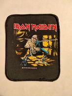 Iron Maiden Piece of Mind vintage metal muziek kleding patch, Verzamelen, Ophalen of Verzenden, Zo goed als nieuw, Kleding