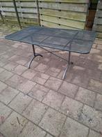 Tuintafel 95/165 draadstaal demontabel, Ophalen, Gebruikt, Rechthoekig