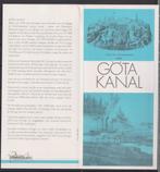 Zweden 1979 Carnet Het Gotakanaal brug sluis boten kano, Postzegels en Munten, Ophalen of Verzenden, Onbeschreven, Europa