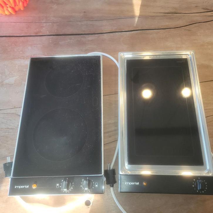 2 Imperial Ceran kookplaten – 2800W & 1650W, Witgoed en Apparatuur, Kookplaten, Ophalen of Verzenden