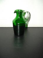 Groen vaasje kannetje glas Bristol green glass 19e eeuw, Antiek en Kunst, Antiek | Glas en Kristal, Verzenden
